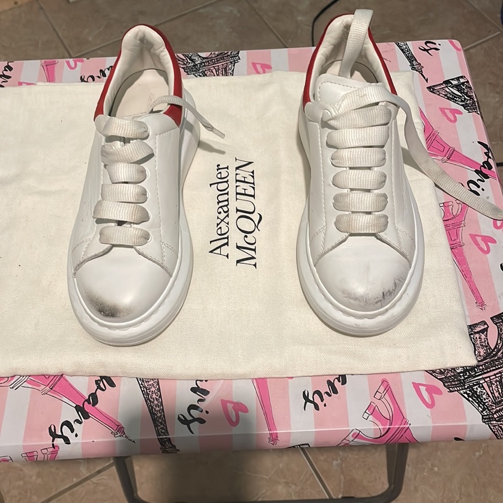 Red Alexander McQueen Kids Sneakers - Picture 9 of 15